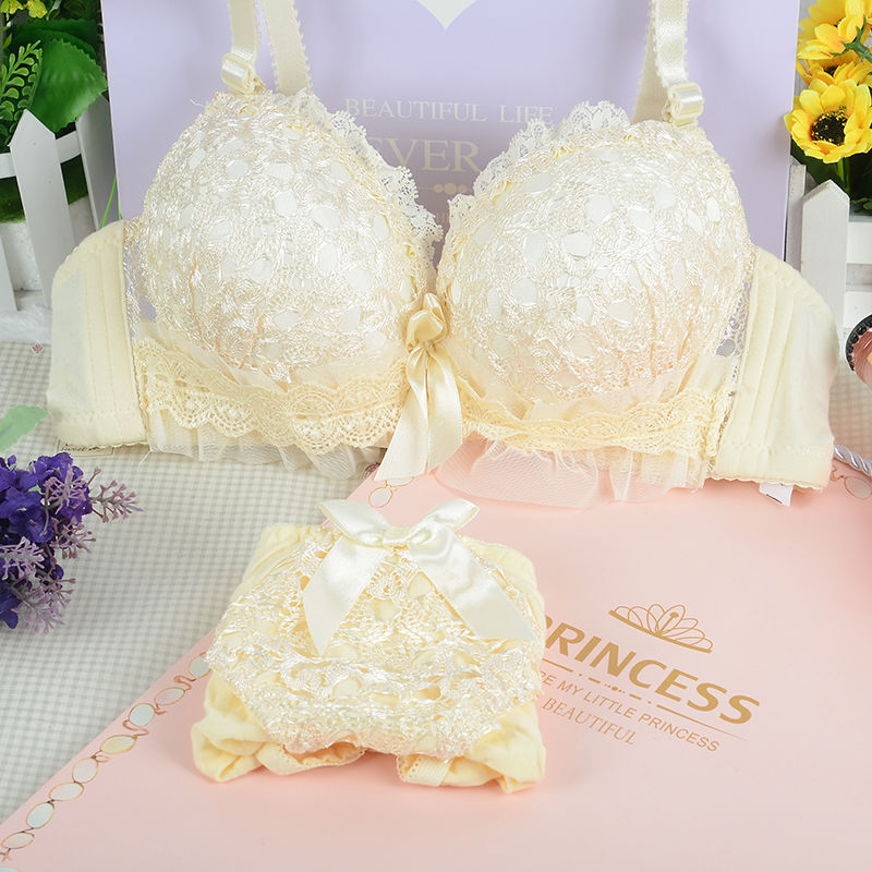 Lace Seamless Bralette Cotton Sweet Girl - Sabreeonline