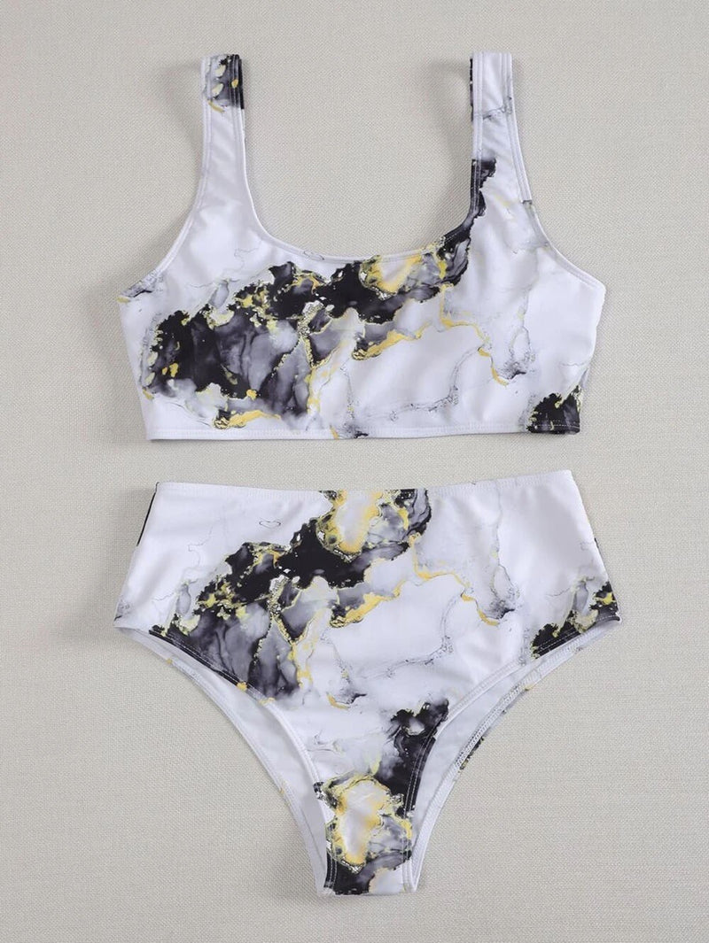 Bikinis Sexy Marble Swimsuit