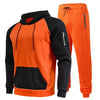 Casual Hoodies +Drawstring Pants 2 Piece Set Male Streetwear - Sabreeonline
