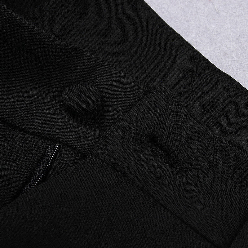 One Shoulder Dress Sexy Women Luxury Diamonds Straps Bra Club Clothing Chic Long Sleeve Mini Dresses