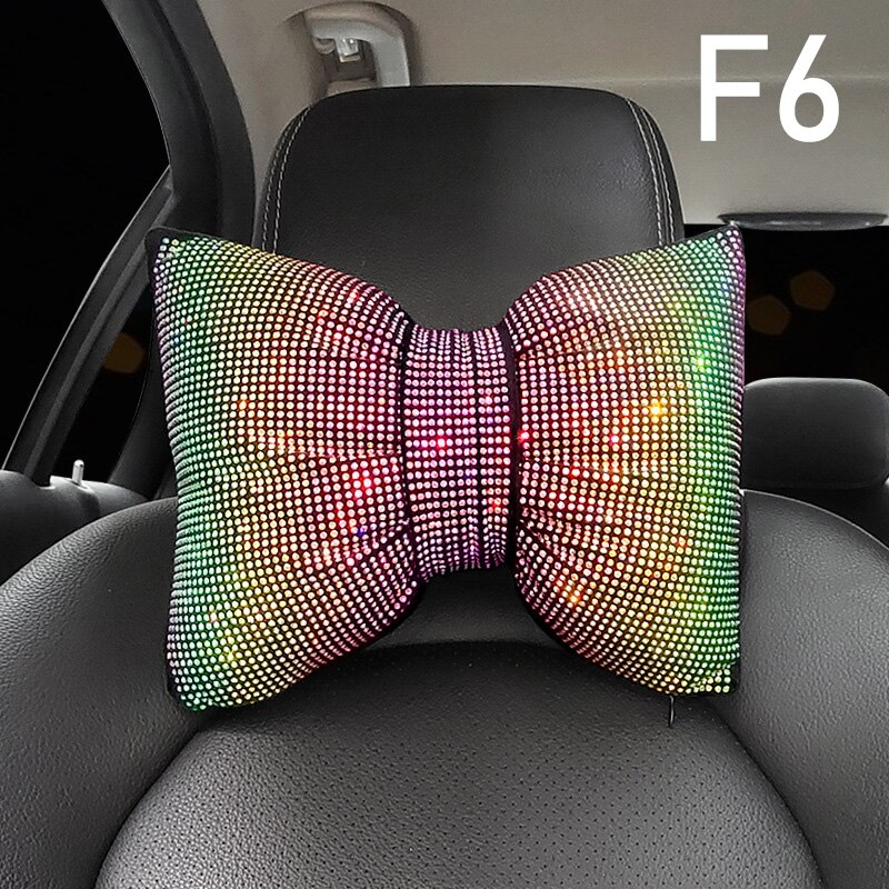 Car Diamond-studded Cushion Pink Ice Silk Breathable - Sabreeonline