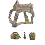 Tactical Dog Harnesses Pet Training Vest Dog Harness And Leash Set For Small Medium Big Dogs Walking Hunting Free Shipping Items - Sabreeonline