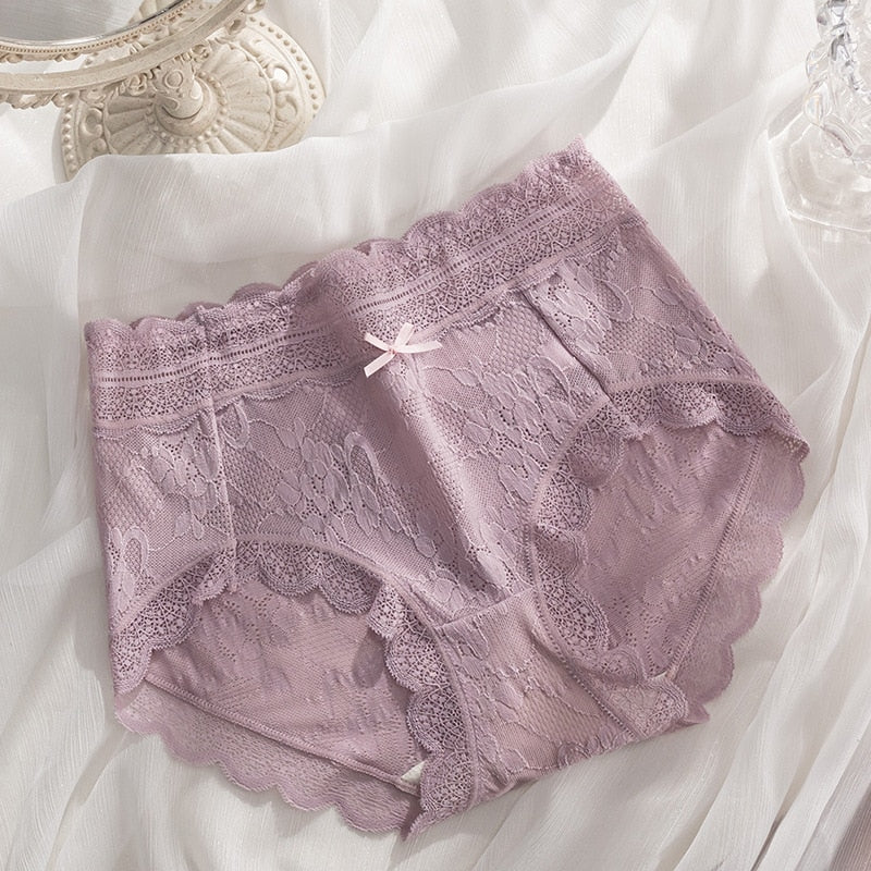 Sexy Lace Traceless Thin Shorts Mid Waist - Sabreeonline