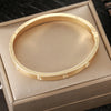 Women&#39;s Trendy Stainless steel Luxury Brand Bangle Bracelet Woman Man Wristband Bangles Gift Bracelets Femme 2022 New Design - Sabreeonline