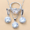 Sweet Princess Round Zircon 3 Piece Set - Sabreeonline