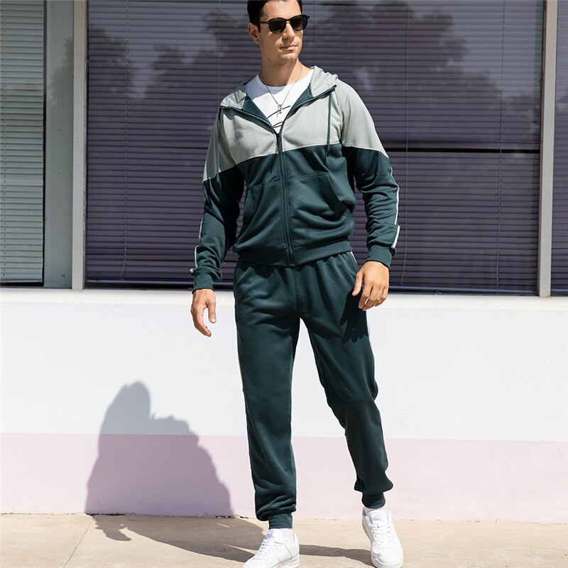 Casual Fleece Hoodie Sets - Sabreeonline