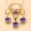 Sweet Princess Round Zircon 3 Piece Set - Sabreeonline