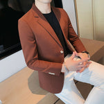Casual Blazer Slim Fit Outwear - Sabreeonline