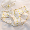 Floral Comfort Briefs Mid Waist Seamless Underpants - Sabreeonline