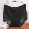 Plus Size Underwear for Women Sexy Thin Transparent Lace Modal Cotton Panties with High Waist Big Size Briefs of Large Sizes - Sabreeonline