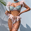 Sexy Lace Transparent Sets 5-Piece Erotic Intimate - Sabreeonline