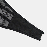Women Sexy Lace Panties Lingerie Rhinestone See Through Female Underwear Low Waist Thongs Gstring Sensual Lenceria Mujer T-back - Sabreeonline
