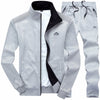 2 Pieces Sets Slim Tracksuit - Sabreeonline