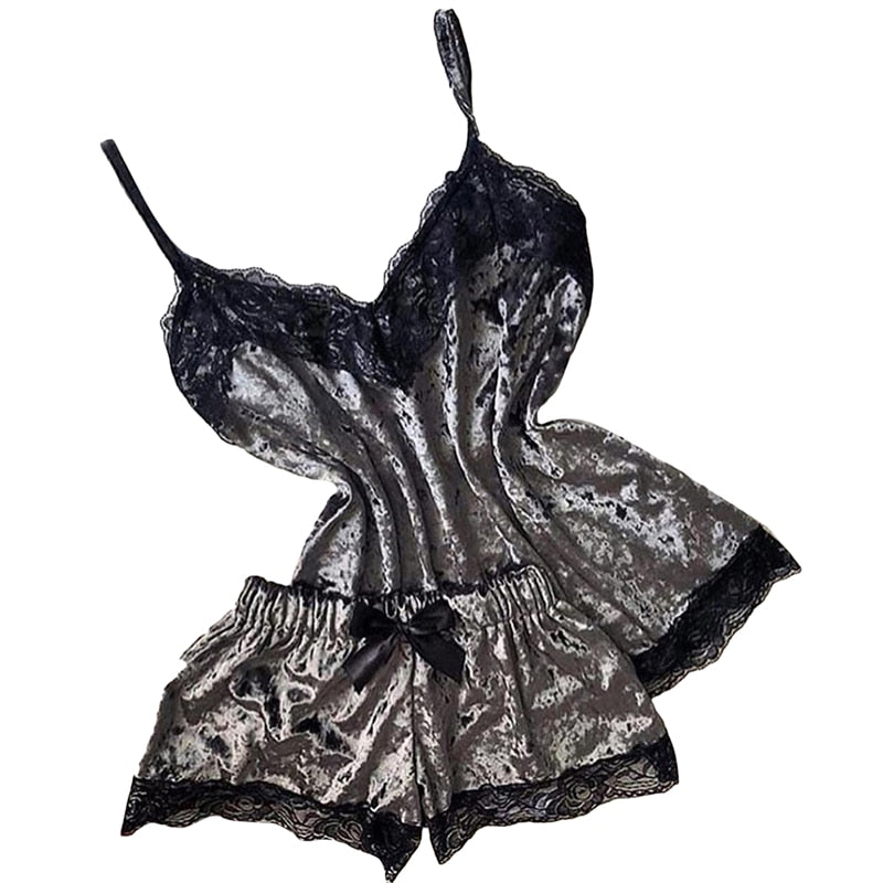 Velvet Pajamas Sleepwear - Sabreeonline
