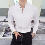 Casual Long Sleeve Men Shirts - Sabreeonline