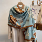 Cashmere Neckerchief Shawl Scarf for Women - Sabreeonline