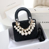 Pearl Handbag Small Fairy Bag 2022 Summer New Style, Fashionable Diana Bag One Shoulder Diagonal Versatile and Fashionable - Sabreeonline