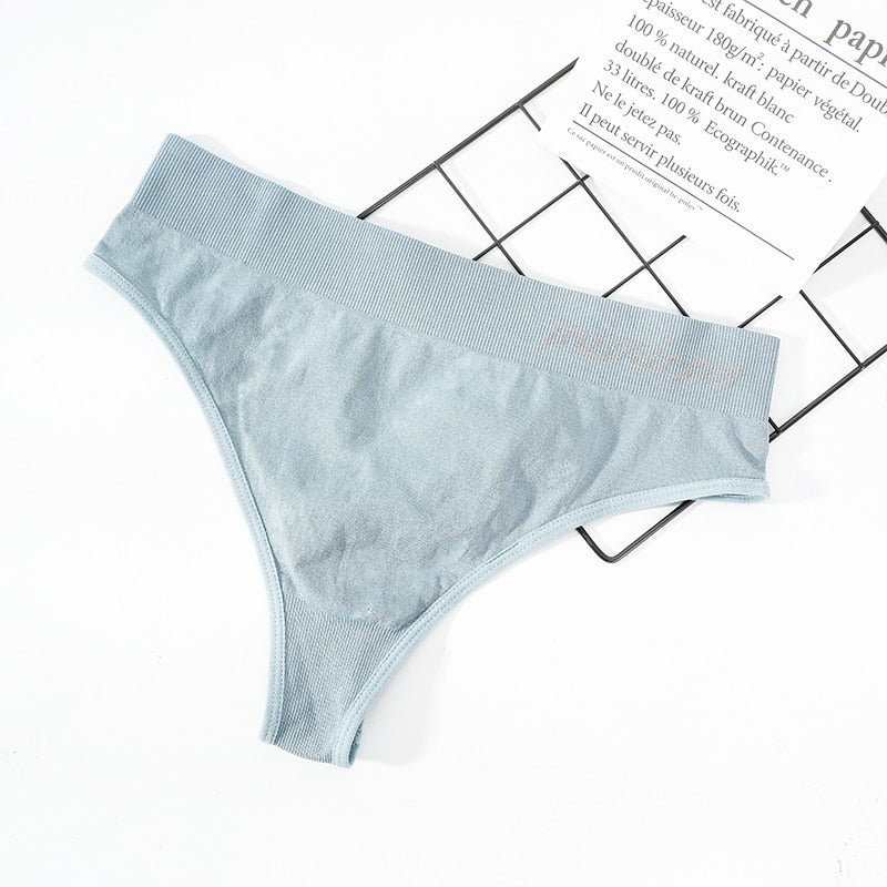 Sexy Thongs Panties Women G-String Female Underpants Seamless Comfortable Underwear Female High-Rise Thong Lingerie M-2XL - Sabreeonline