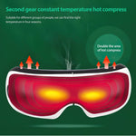 Support Bluetooth Smart Airbag Vibration Eye Massager Eye Care Instrument Hot Compress Eye Fatigue Massage Glasses - Sabreeonline