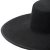 Classical Unisex Wide Brim Splice Two Tone Wool Fedora Hat - Sabreeonline