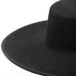 Classical Unisex Wide Brim Splice Two Tone Wool Fedora Hat - Sabreeonline