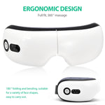 Support Bluetooth Smart Airbag Vibration Eye Massager Eye Care Instrument Hot Compress Eye Fatigue Massage Glasses - Sabreeonline