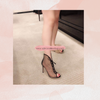 Elegant Black Lace Net Polka Dot Ankle Boot - Sabreeonline