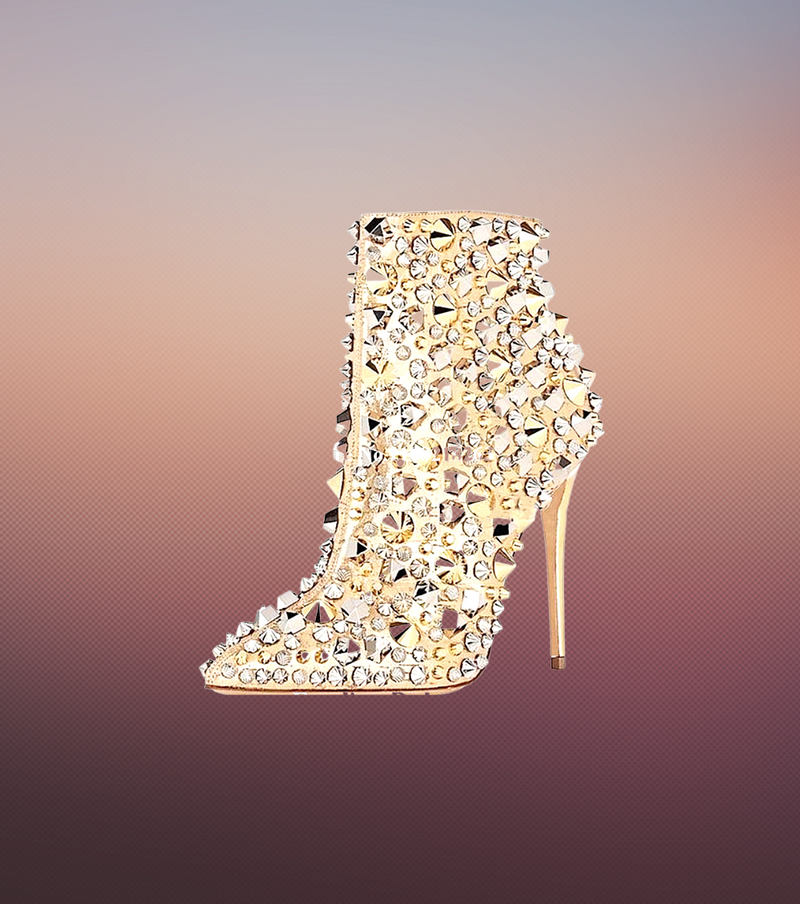 Sexy Metal Rivets Short Boots - Sabreeonline