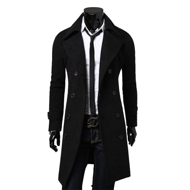 Fashion Brand Autumn Jacket Long Trench Coat - Sabreeonline
