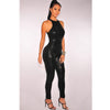 Glitter Halter Open Back Bodycon - Sabreeonline