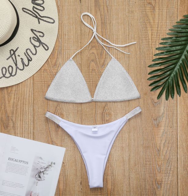 Crystal Diamond Bikini Set - Sabreeonline