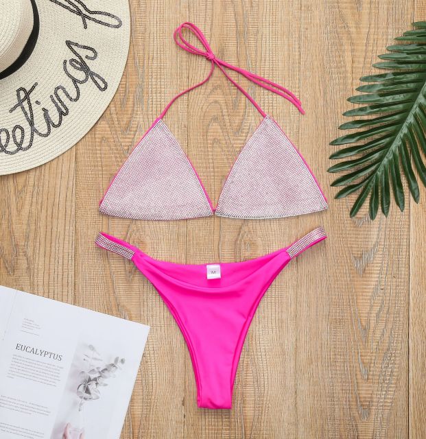 Crystal Diamond Bikini Set - Sabreeonline