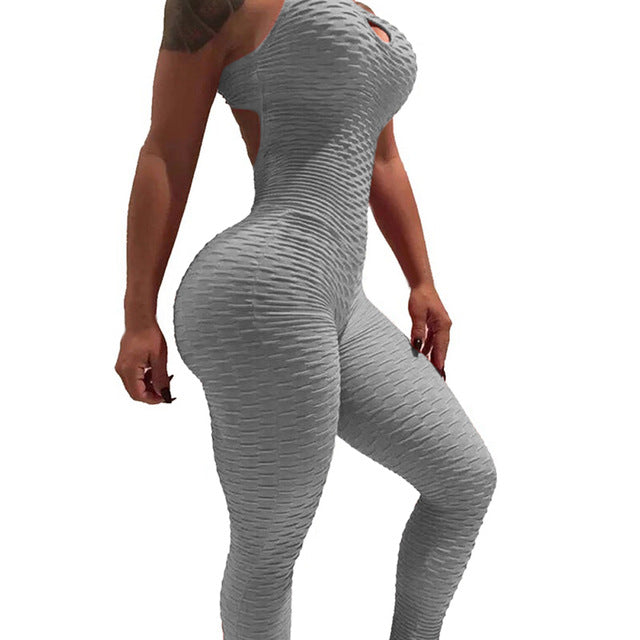 Halter Women Tracksuit High Waist Sport Backless Top - Sabreeonline