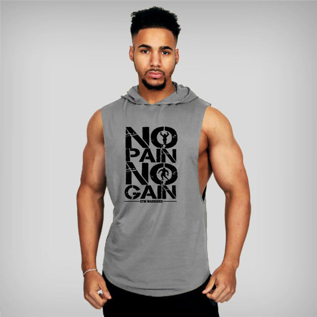 Gym Hooded Tank Top - Sabreeonline