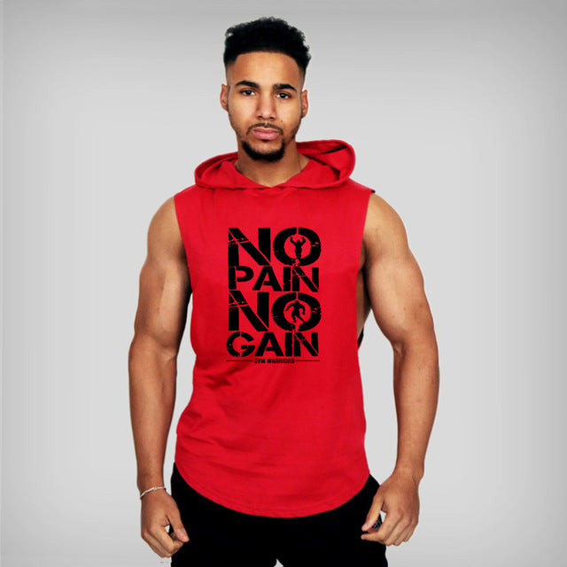 Gym Hooded Tank Top - Sabreeonline
