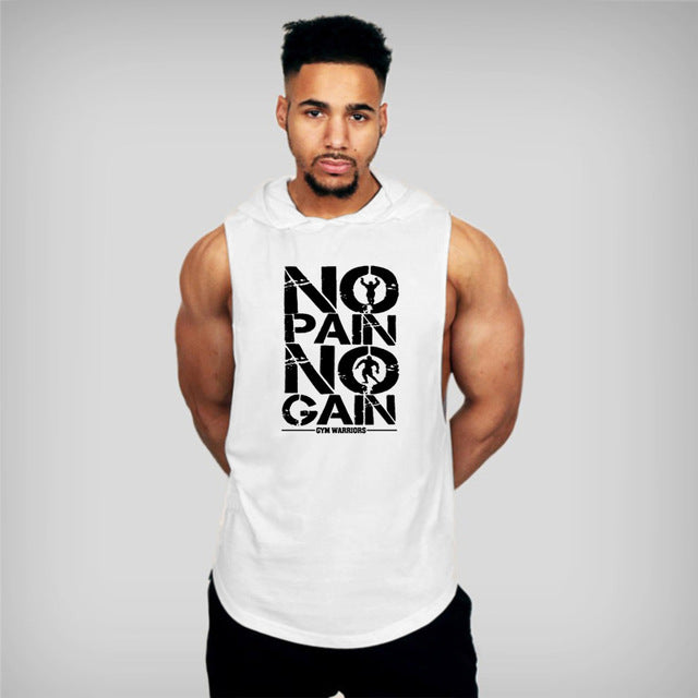 Gym Hooded Tank Top - Sabreeonline