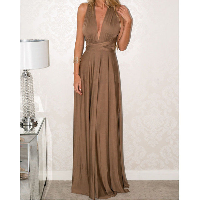 Boho Maxi Club Dress - Sabreeonline