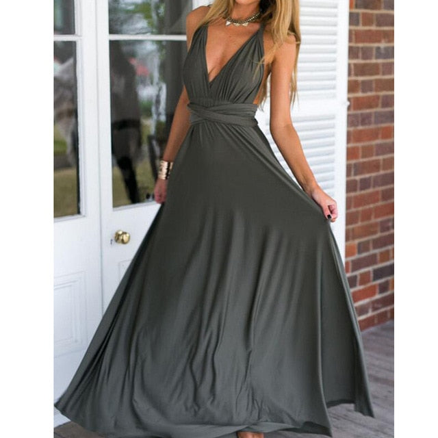 Boho Maxi Club Dress - Sabreeonline