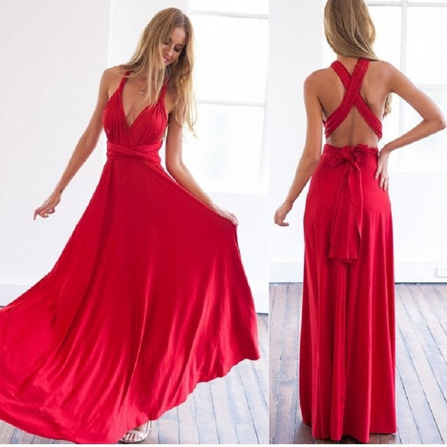 Boho Maxi Club Dress - Sabreeonline