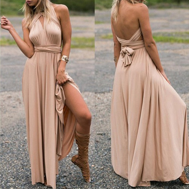 Boho Maxi Club Dress - Sabreeonline