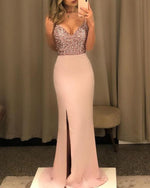 Fashion Women Sequins Long Party Ball Gown - Sabreeonline