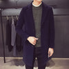 Fashion Men Wool Blends Mens Casual Business Trench Coat Mens Leisure Overcoat Male Punk Style Blends Dust Coats Jackets - Sabreeonline