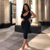 One Shoulder Midi Party Dresses - Sabreeonline