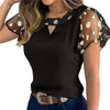 Embroidery Floral Print Blouse - Sabreeonline