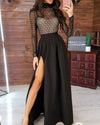 Long Sleeve Elegant Dress - Sabreeonline