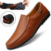 New Genuine Leather Men Casual Shoes Luxury Brand Moccasins Breathable Driving Shoes - Sabreeonline
