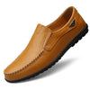 New Genuine Leather Men Casual Shoes Luxury Brand Moccasins Breathable Driving Shoes - Sabreeonline