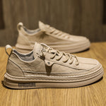 Casual PU Leather Shoe Trend Flats Shoes Waterproof - Sabreeonline