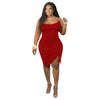 Women Bandage Draped Tank Maxi Dresses - Sabreeonline