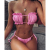 Swimwear Women Mini Thong Bikini Set Bather Swimming Beachwear - Sabreeonline